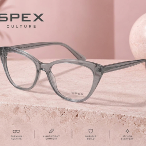 Premium Transparent Cat-Eye Eyeglasses for Women