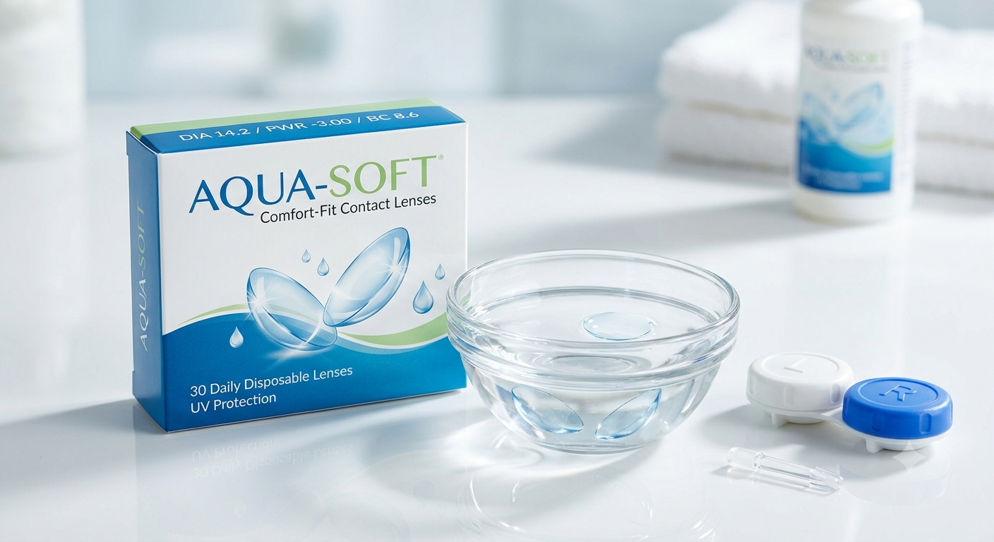 Aqua Soft Silicone Hydrogel Contact Lenses